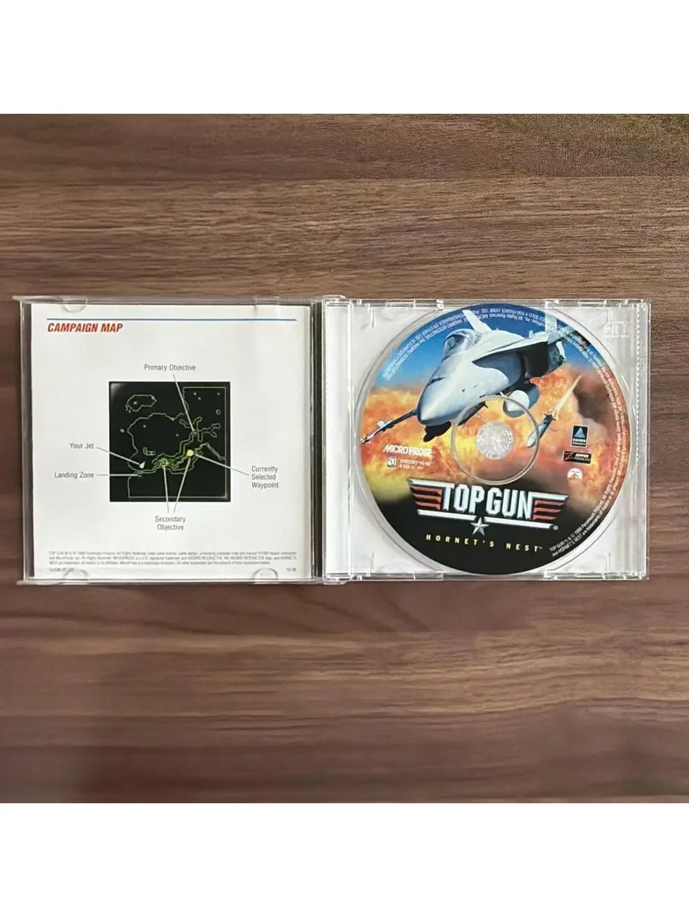 Top Gun Hornet's Nest (Windows PC CD, 1998) Complete CIB Vintage Pilot Game